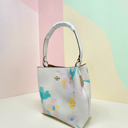 Coach Town Bucket Bag with Mystical/Dreamy Land Floral Print