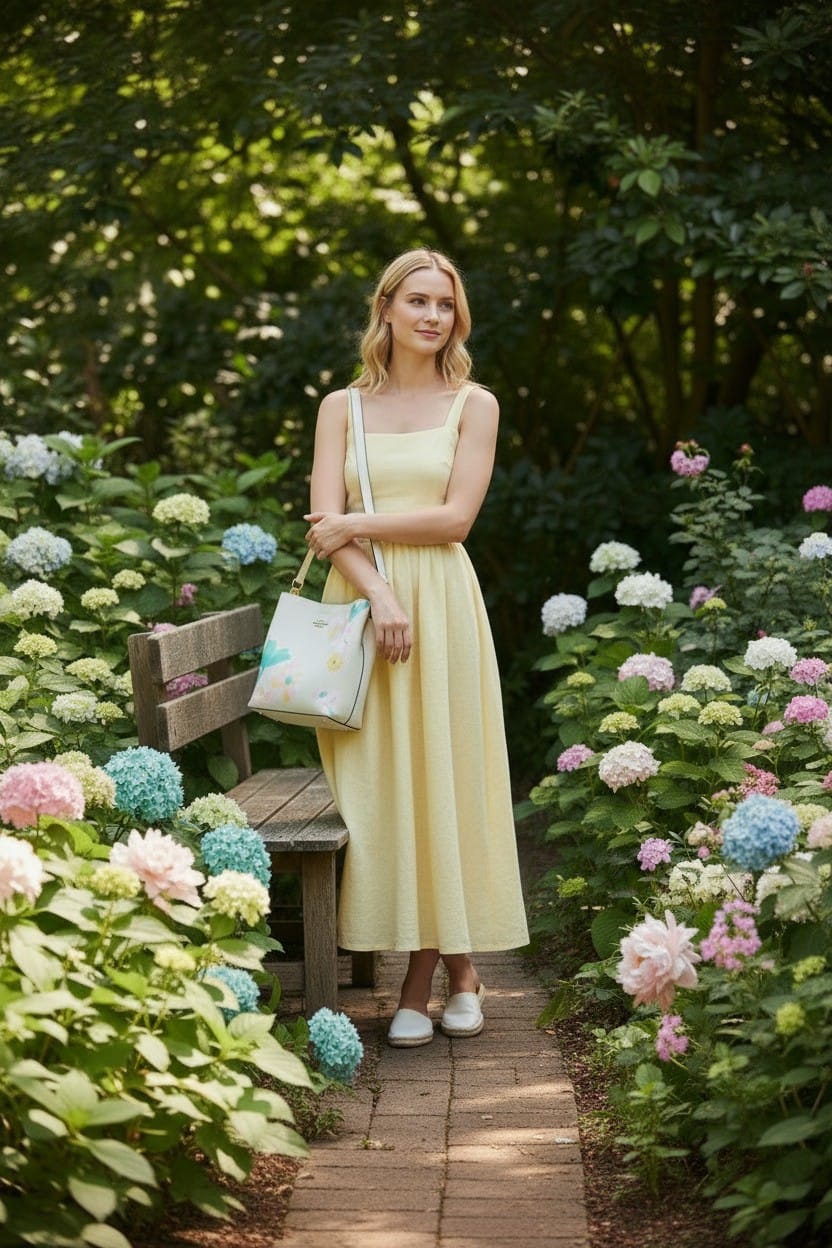 Coach Town Bucket Bag with Mystical/Dreamy Land Floral Print
