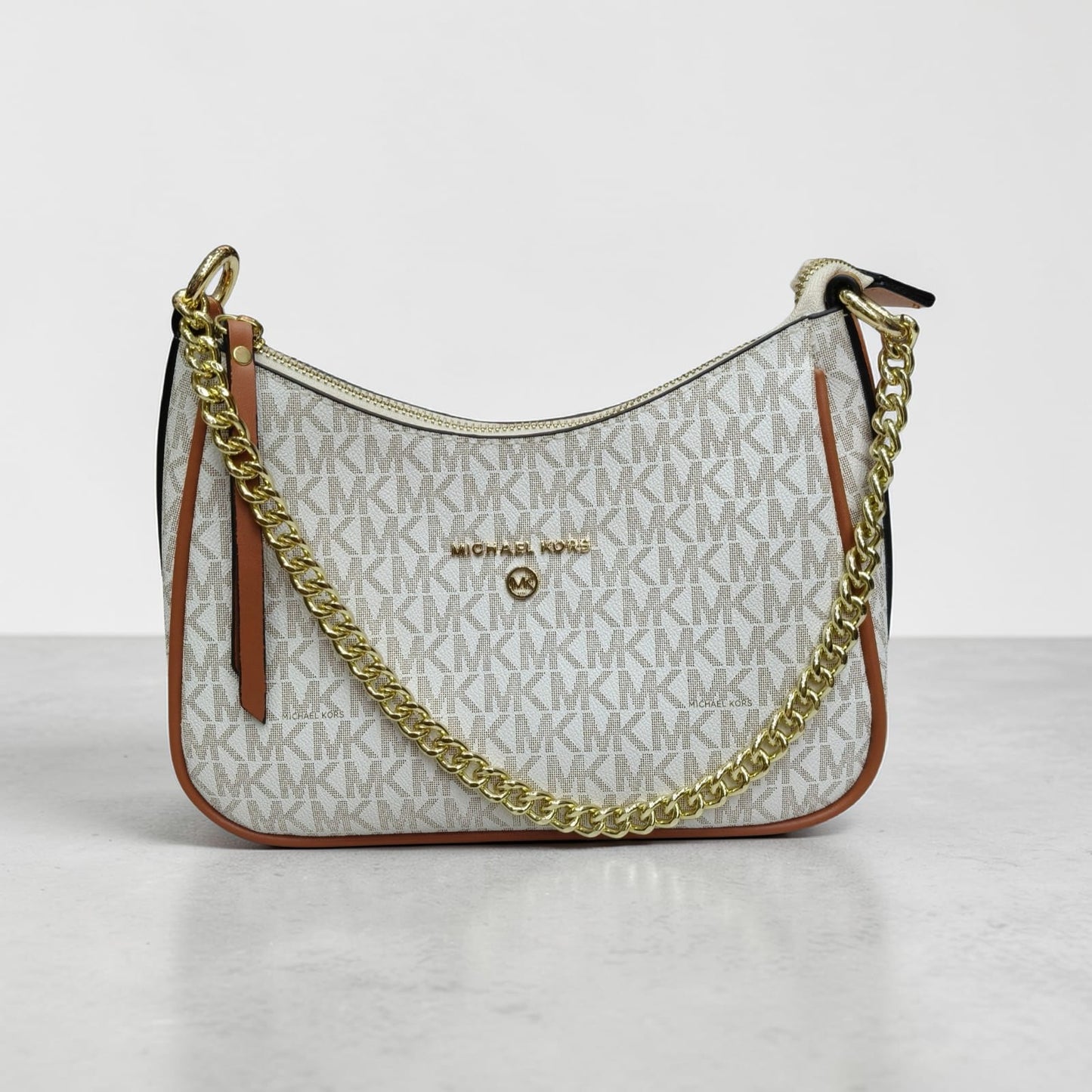 MICHAEL KORS jet set charm gold chain purse