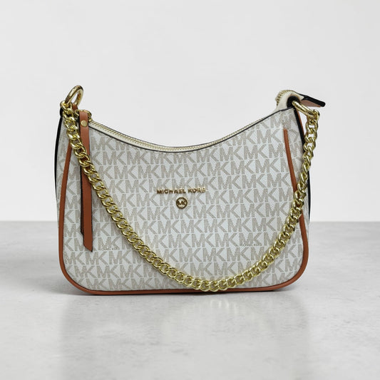 MICHAEL KORS jet set charm gold chain purse