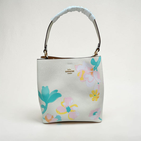 Coach Town Bucket Bag with Mystical/Dreamy Land Floral Print