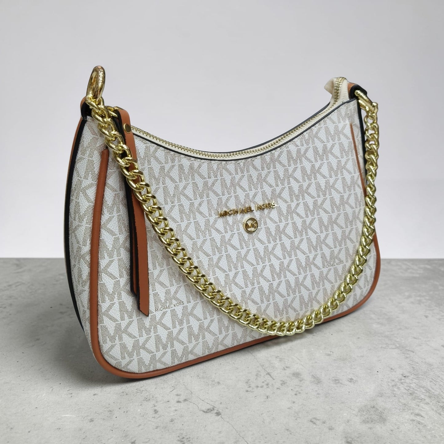 MICHAEL KORS jet set charm gold chain purse