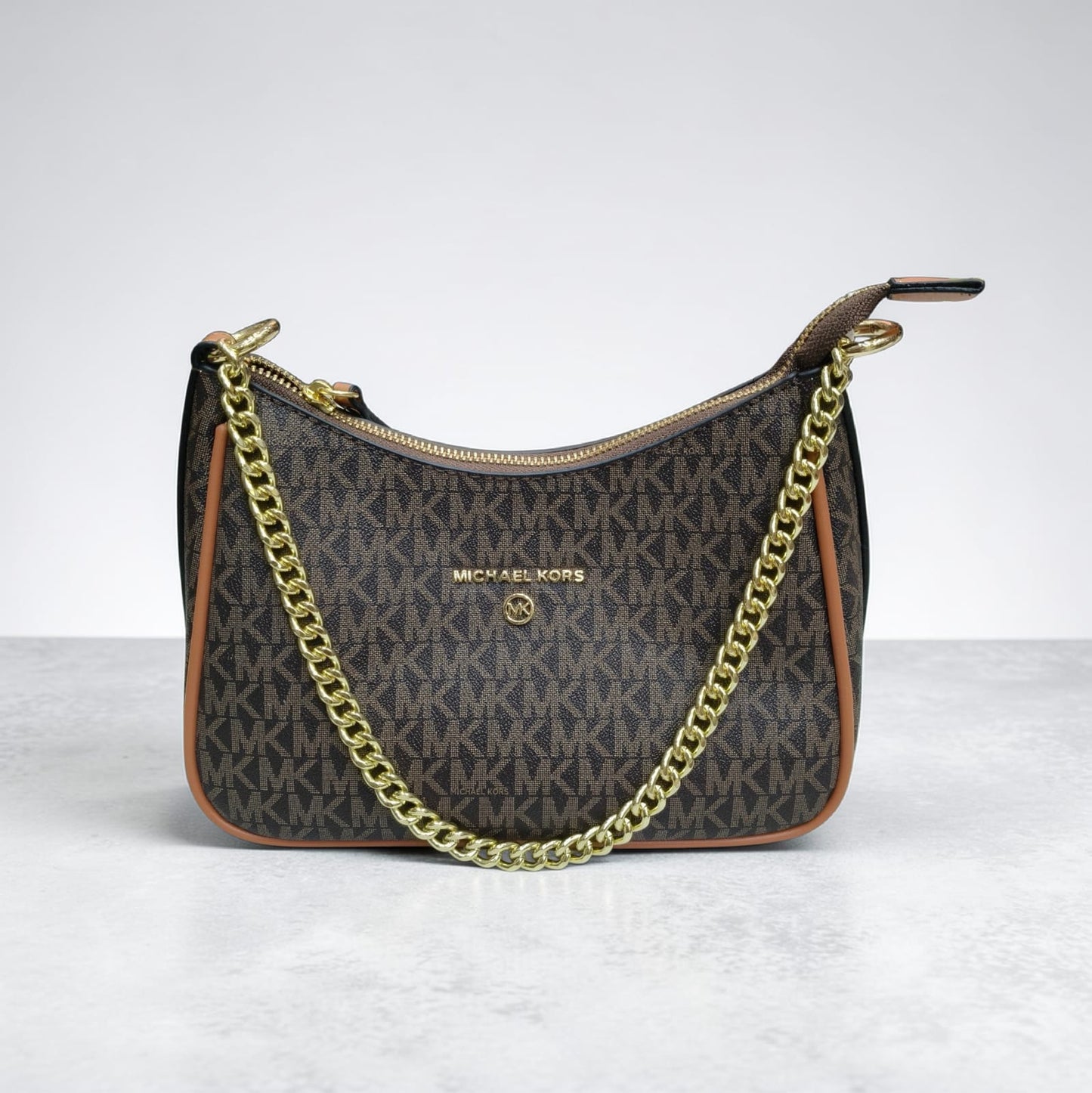 MICHAEL KORS jet set charm gold chain purse